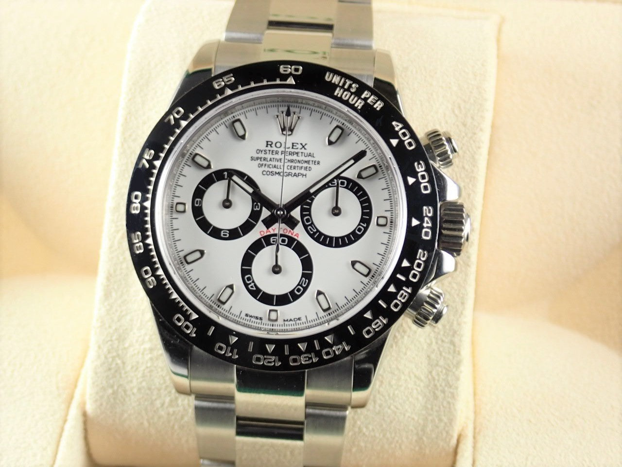 Rolex Daytona White Dial &lt;Warranty, Box, etc.&gt;