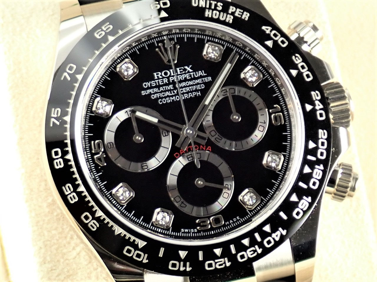 Rolex Daytona 8P Diamond Dial 18KWG [Unused] &lt;Warranty, Box, etc.&gt;