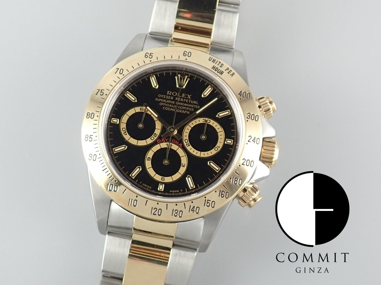 Rolex Daytona Combi El Primero Black Dial U-Serial Number &lt;Box&gt;