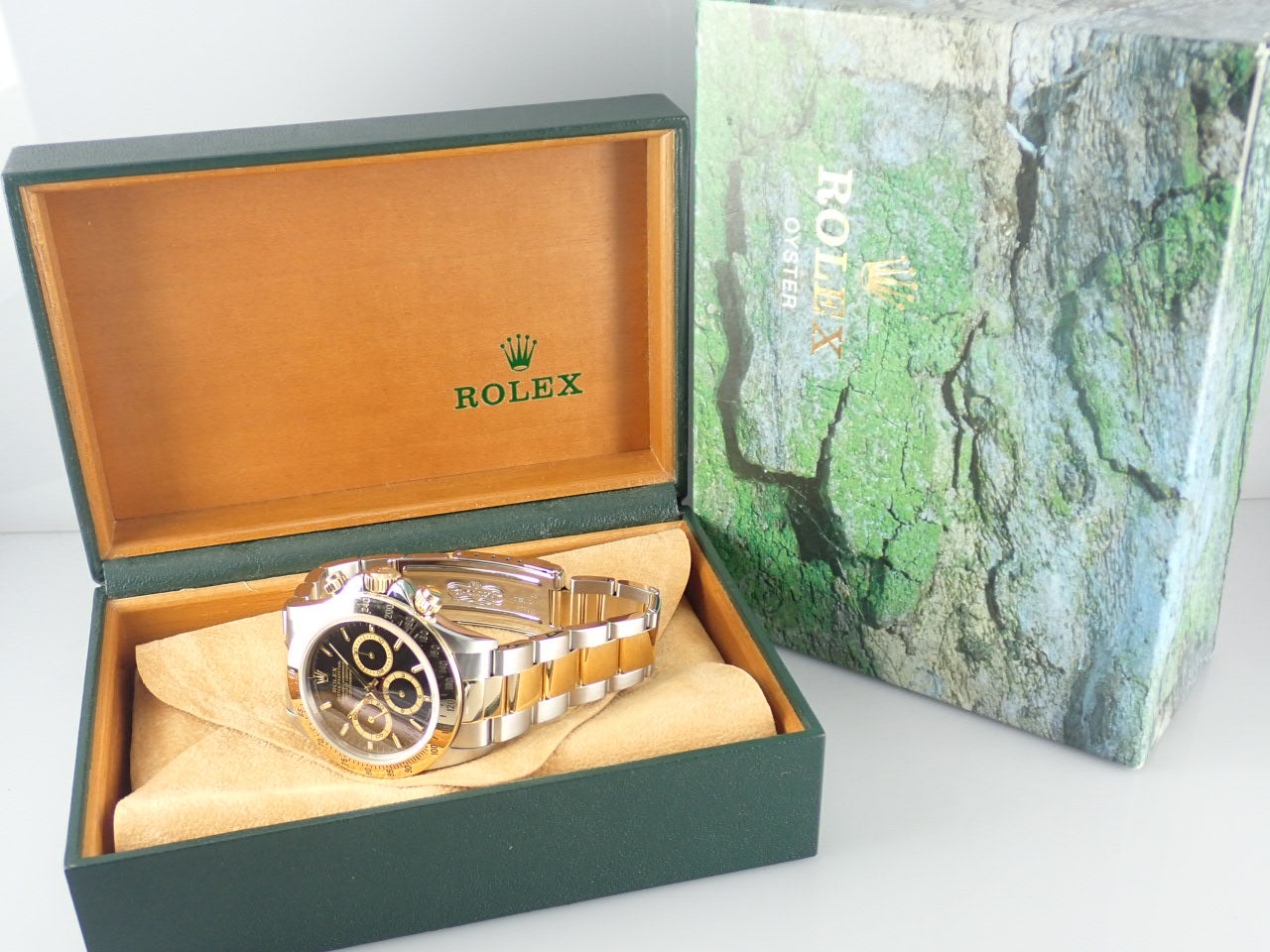 Rolex Daytona Combi El Primero Black Dial U-Serial Number &lt;Box&gt;