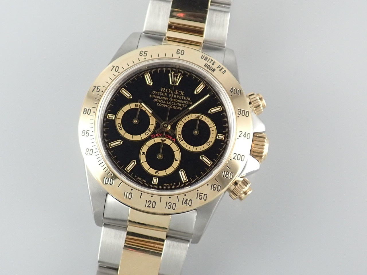 Rolex Daytona Combi El Primero Black Dial U-Serial Number &lt;Box&gt;