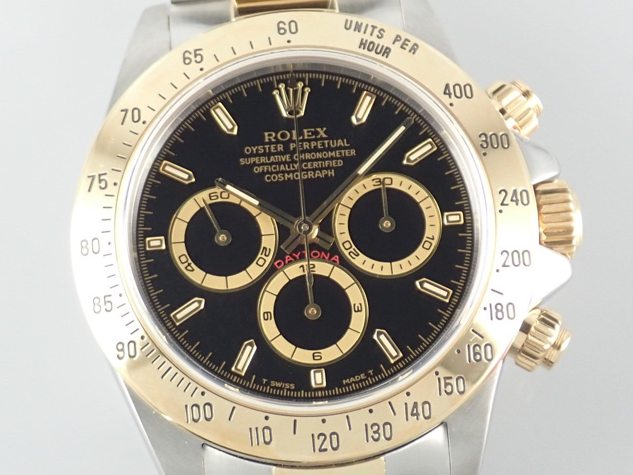 Rolex Daytona Combi El Primero Black Dial U-Serial Number &lt;Box&gt;