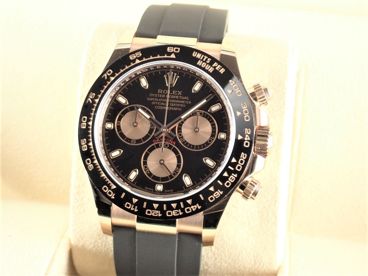 Rolex Daytona Black x Pink Dial &lt;Warranty, Box, etc.&gt;