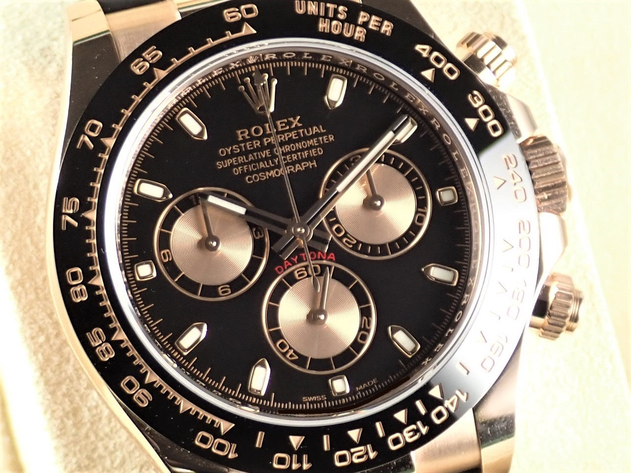 Rolex Daytona Black x Pink Dial &lt;Warranty, Box, etc.&gt;