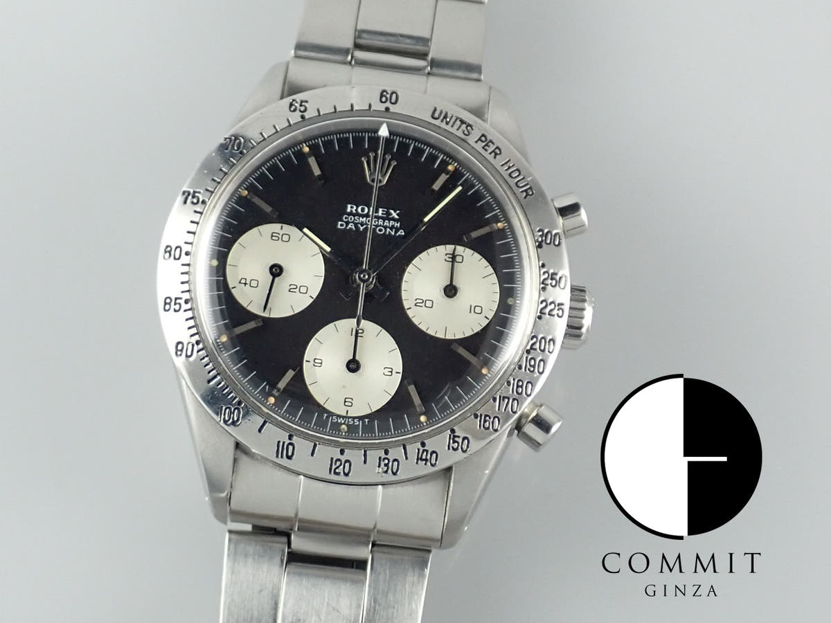 ロレックス デイトナ Ref.6239 ブラック文字盤 中古 daytona-556