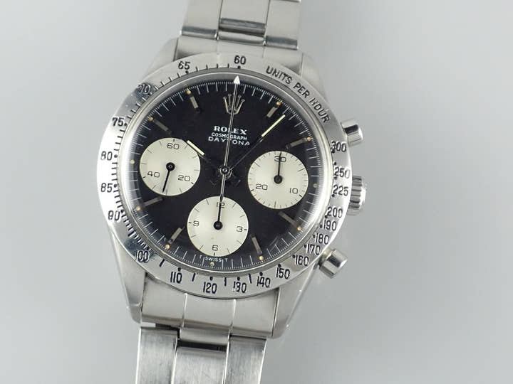 ロレックス デイトナ Ref.6239 ブラック文字盤 中古 daytona-556