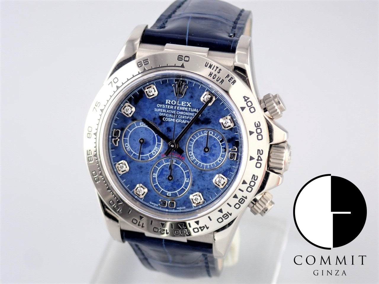 Rolex Daytona Sodalite 8P Diamond &lt;International Service Warranty&gt;