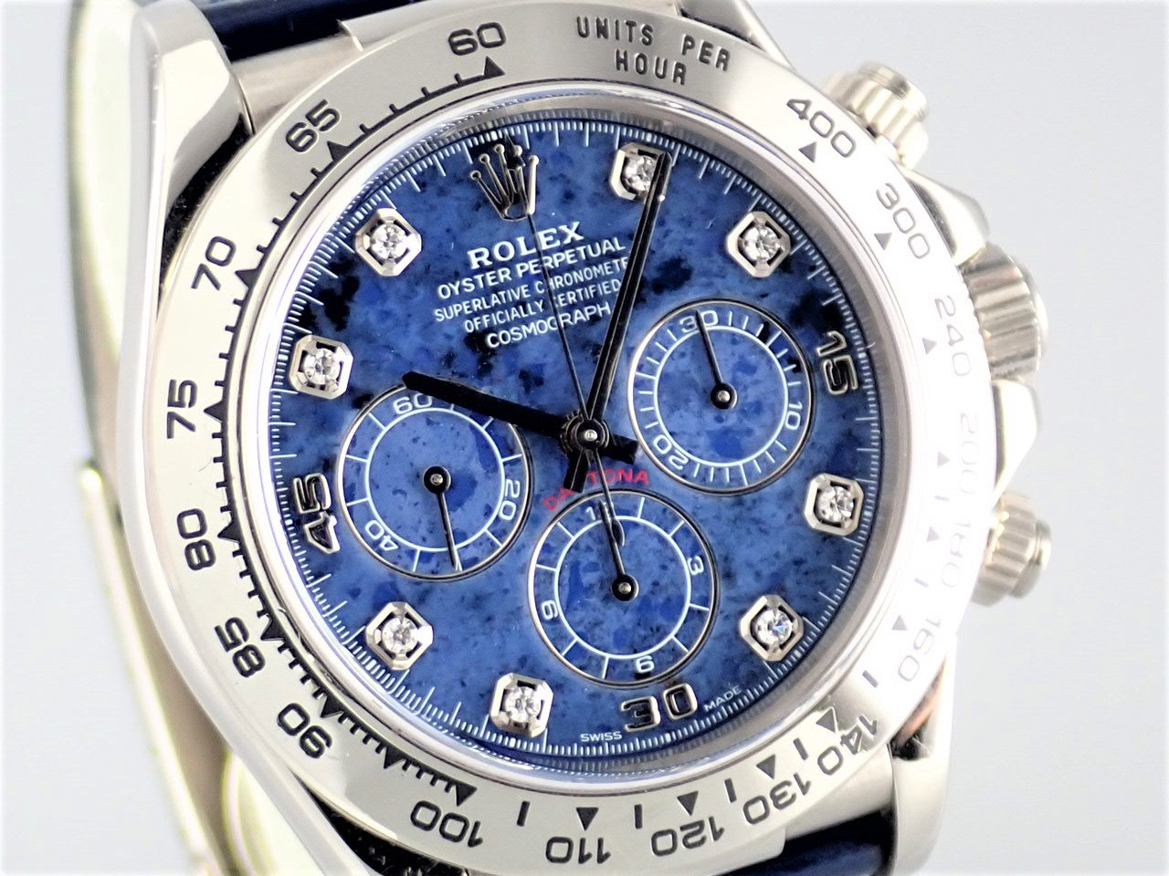 Rolex Daytona Sodalite 8P Diamond &lt;International Service Warranty&gt;