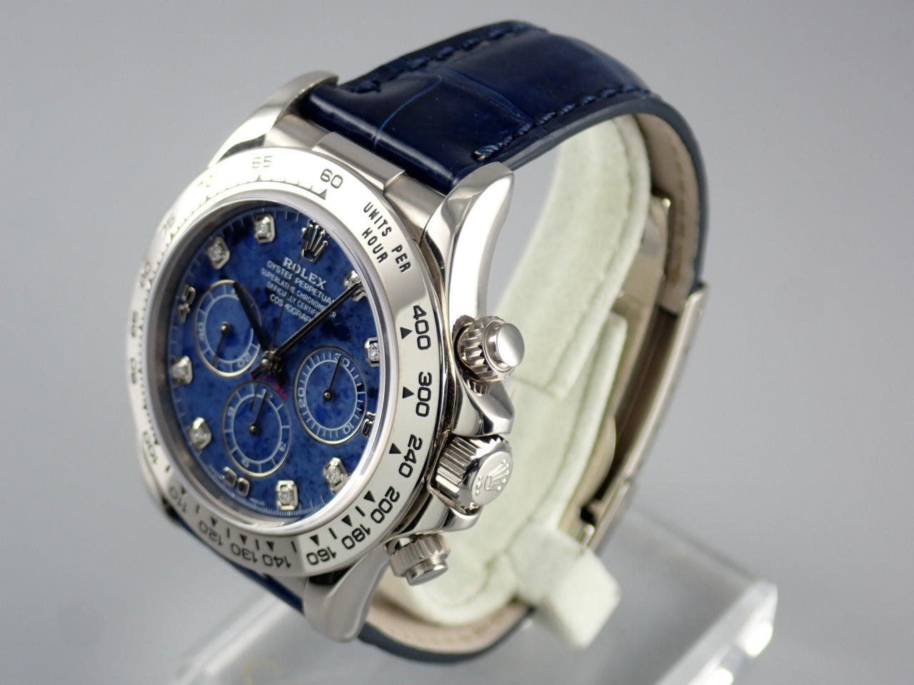 Rolex Daytona Sodalite 8P Diamond &lt;International Service Warranty&gt;