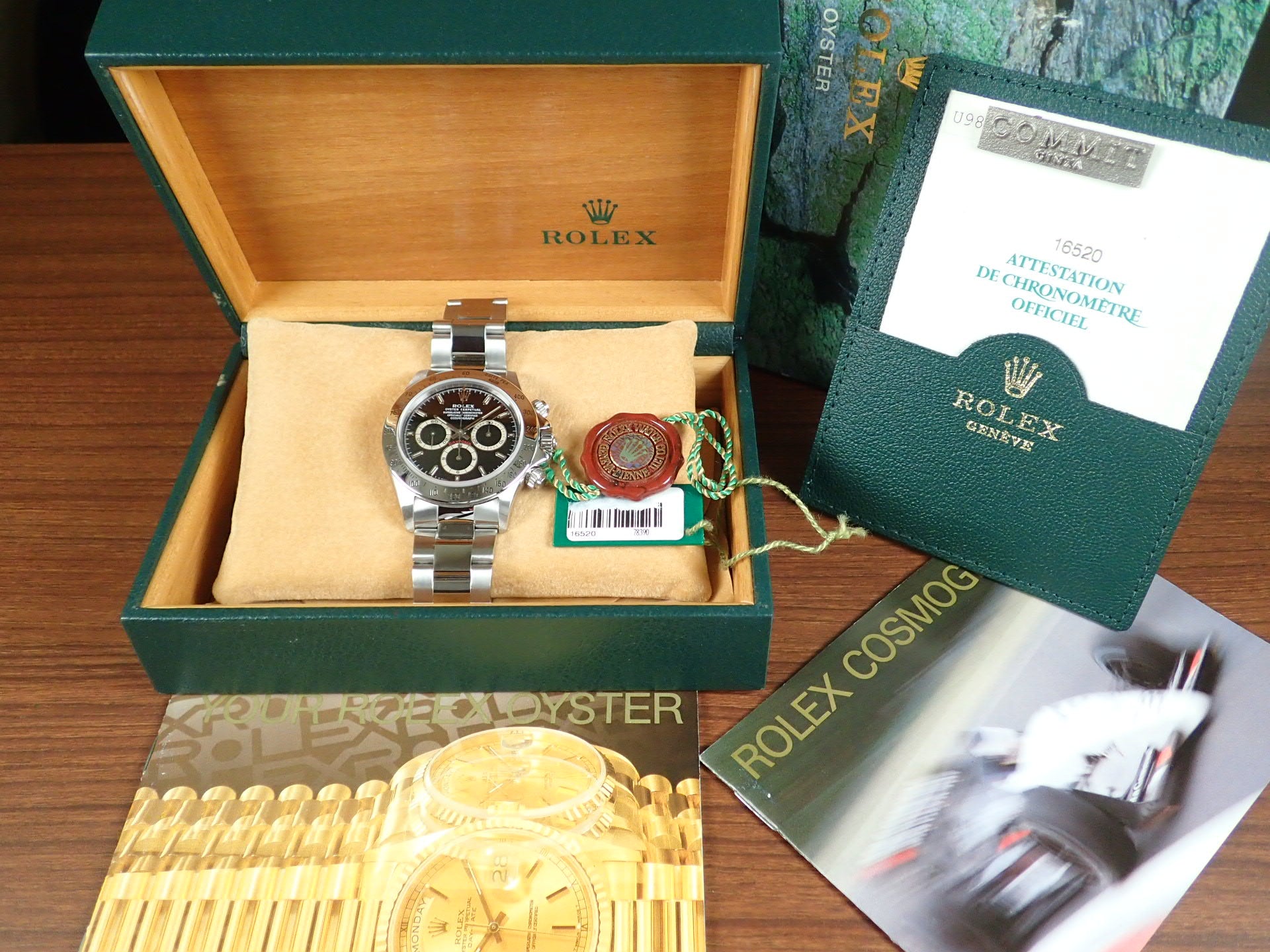 Rolex Daytona El Primero Black Dial U9 Ref.16520