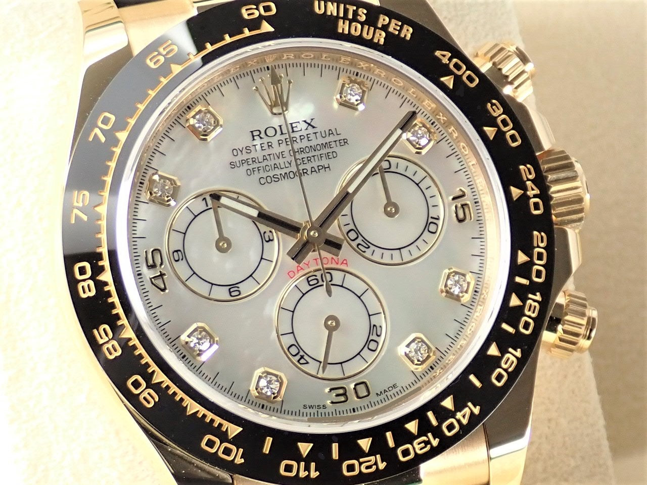 Rolex Daytona Shell Dial 8P Diamond [Unused] &lt;Warranty, Box, Other&gt;