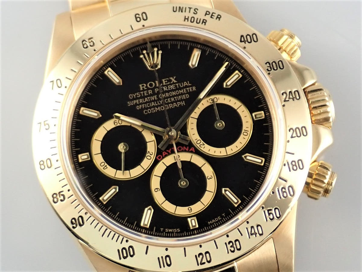 ロレックス デイトナ Ref.16528 ブラック文字盤 中古 daytona-575