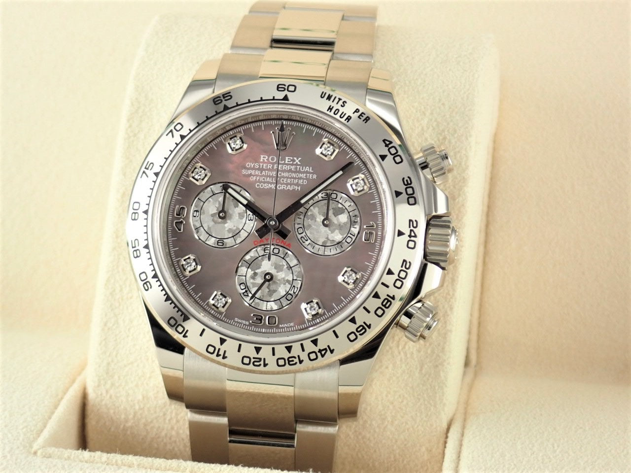 Rolex Daytona Black Shell Dial 8P Diamond [Unused] &lt;Warranty, Box, Other&gt;