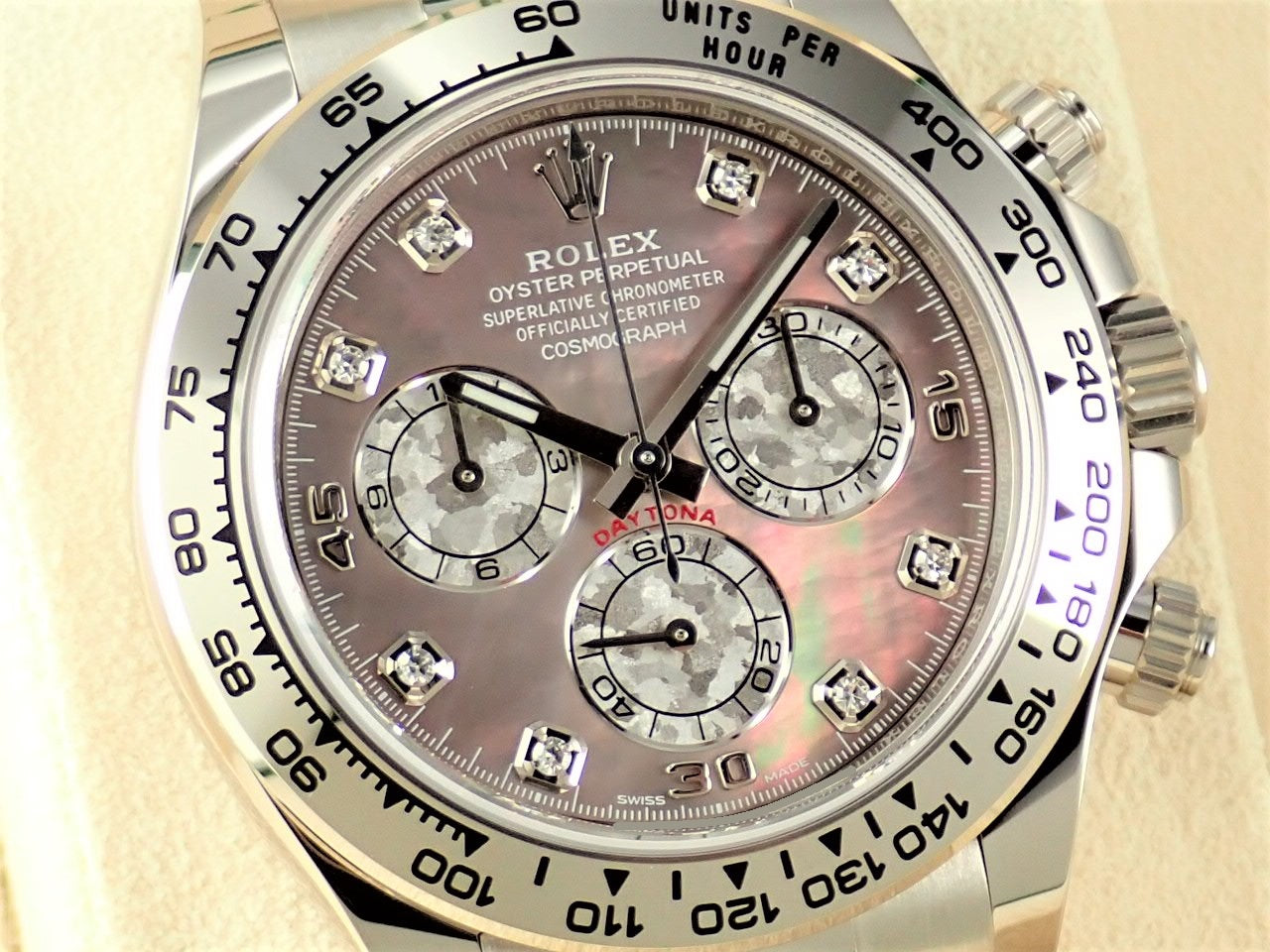 Rolex Daytona Black Shell Dial 8P Diamond [Unused] &lt;Warranty, Box, Other&gt;