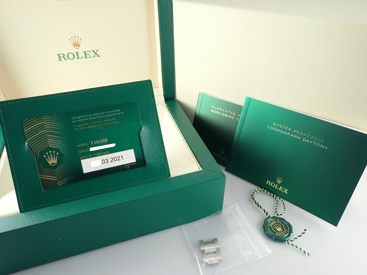 Rolex Daytona Black Shell Dial 8P Diamond [Unused] &lt;Warranty, Box, Other&gt;