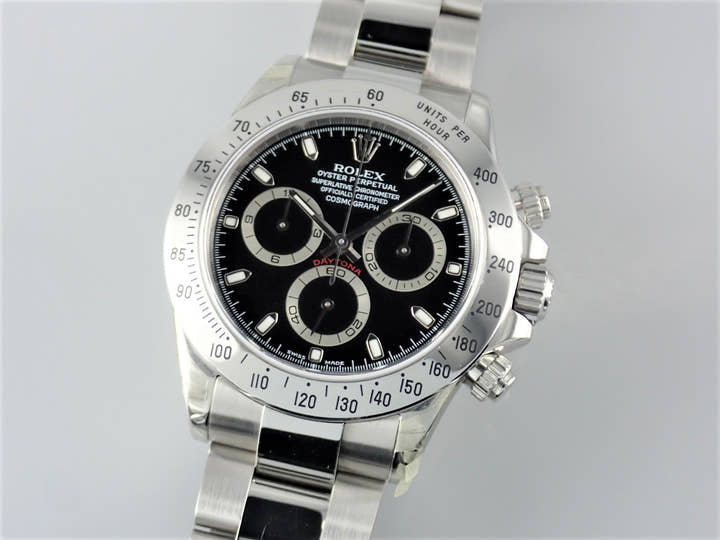 ロレックス デイトナ Ref.116520 ブラック文字盤 中古 daytona-591-2