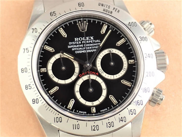 ロレックス デイトナ Ref.16520 ブラック文字盤 中古 daytona-593
