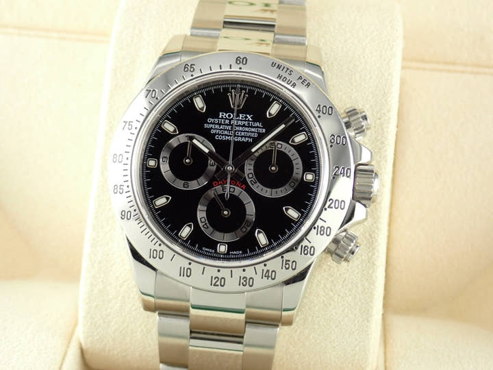 ロレックス デイトナ Ref.116520 ブラック文字盤 中古 daytona-596