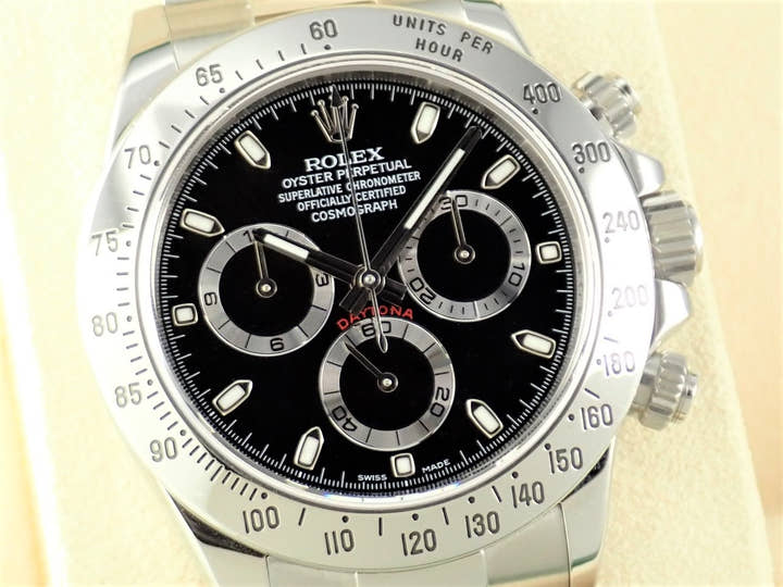 ロレックス デイトナ Ref.116520 ブラック文字盤 中古 daytona-596