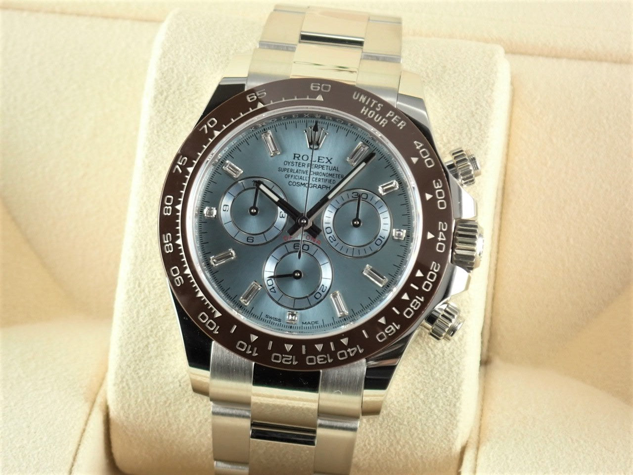 Rolex Daytona Ice Blue Dial 10P Diamonds [Excellent Condition] &lt;Warranty, Box, etc.&gt;