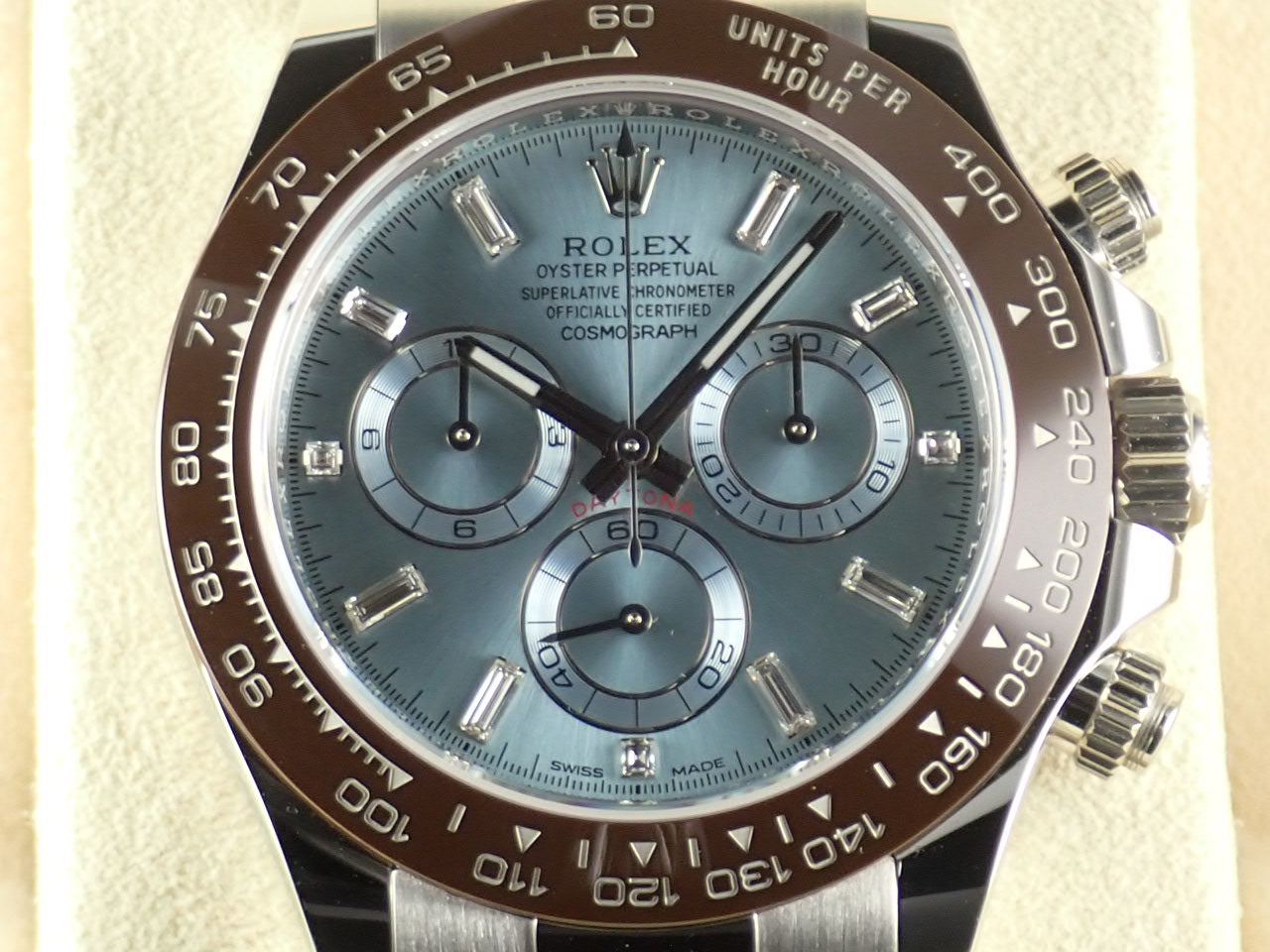 Rolex Daytona Ice Blue Dial 10P Diamonds [Excellent Condition] &lt;Warranty, Box, etc.&gt;