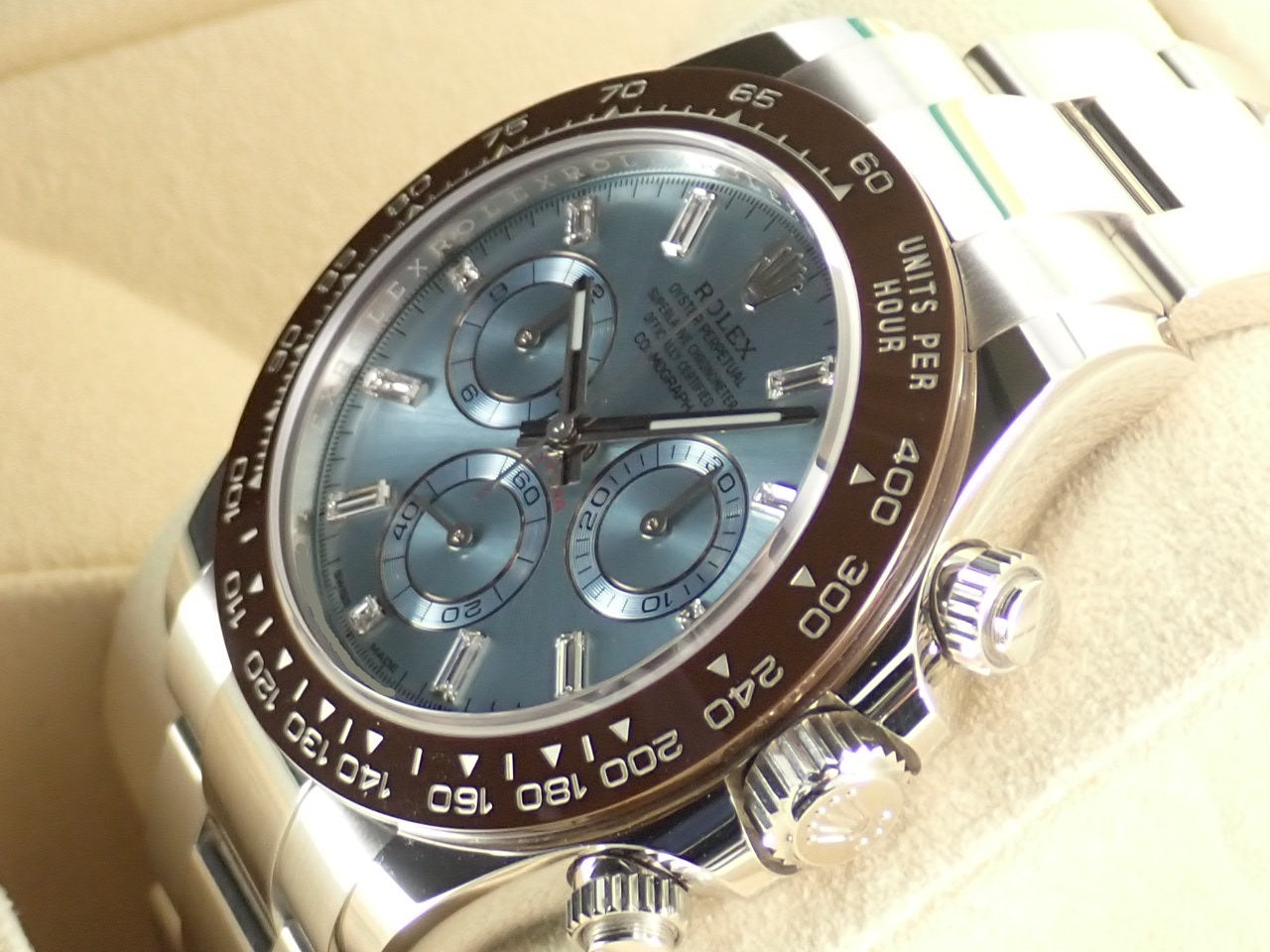 Rolex Daytona Ice Blue Dial 10P Diamonds [Excellent Condition] &lt;Warranty, Box, etc.&gt;