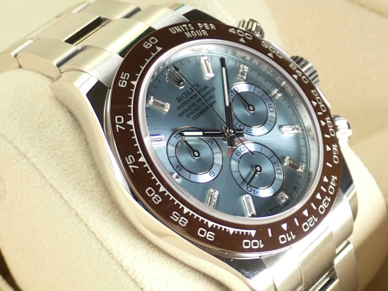 Rolex Daytona Ice Blue Dial 10P Diamonds [Excellent Condition] &lt;Warranty, Box, etc.&gt;