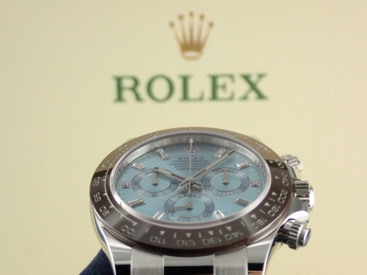 Rolex Daytona Ice Blue Dial 10P Diamonds [Excellent Condition] &lt;Warranty, Box, etc.&gt;