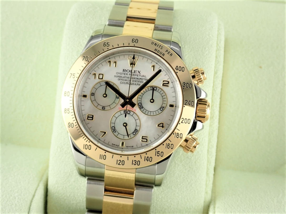 ロレックス デイトナ Ref.116523NA ホワイトシェル文字盤 中古 daytona-600
