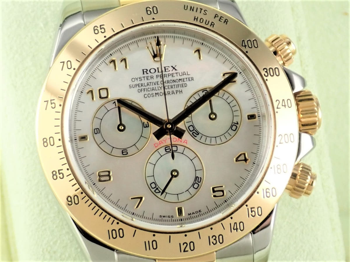 ロレックス デイトナ Ref.116523NA ホワイトシェル文字盤 中古 daytona-600