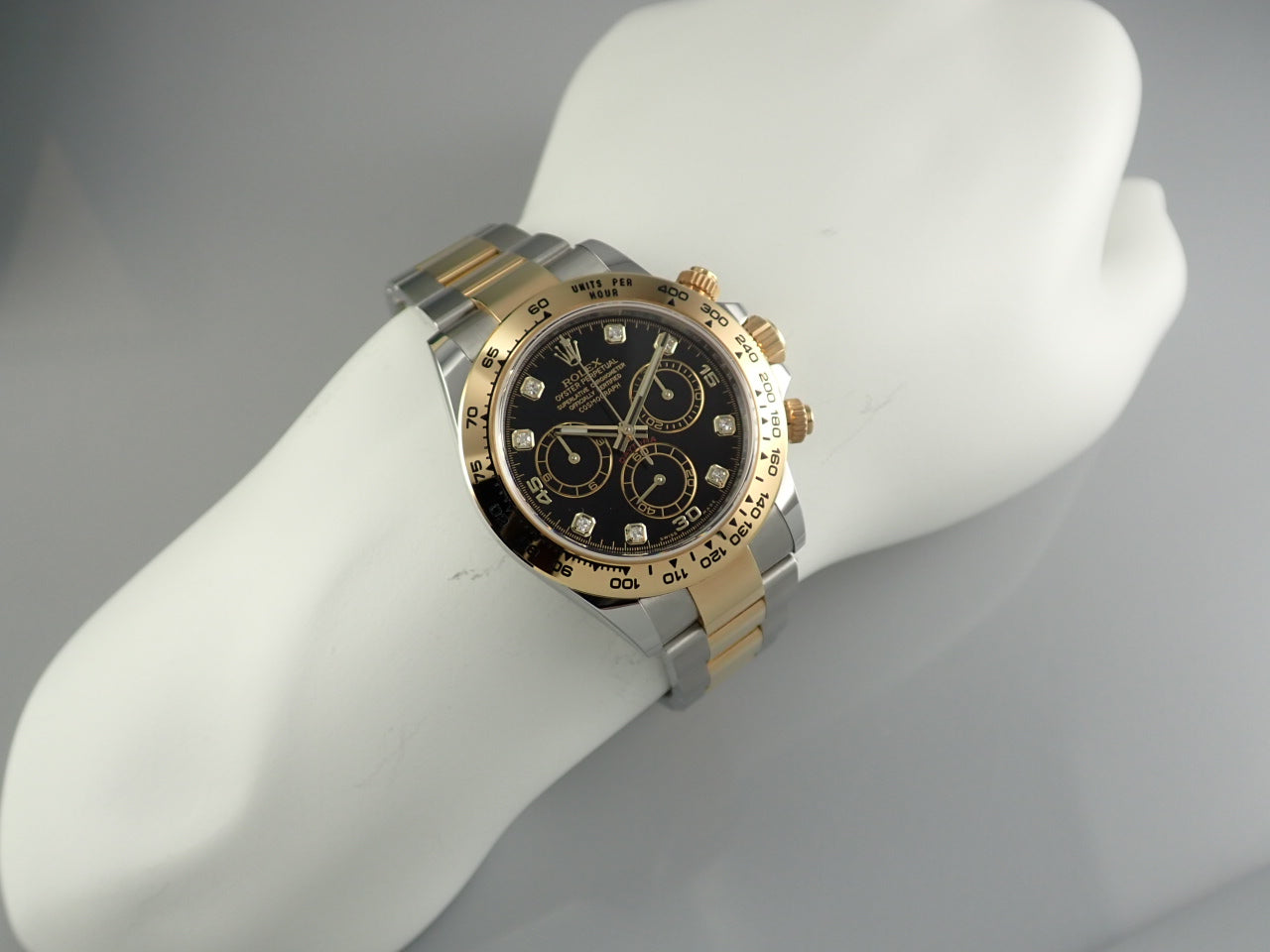 Rolex Daytona Black Dial 8P Diamonds &lt;Warranty, Box, etc.&gt;