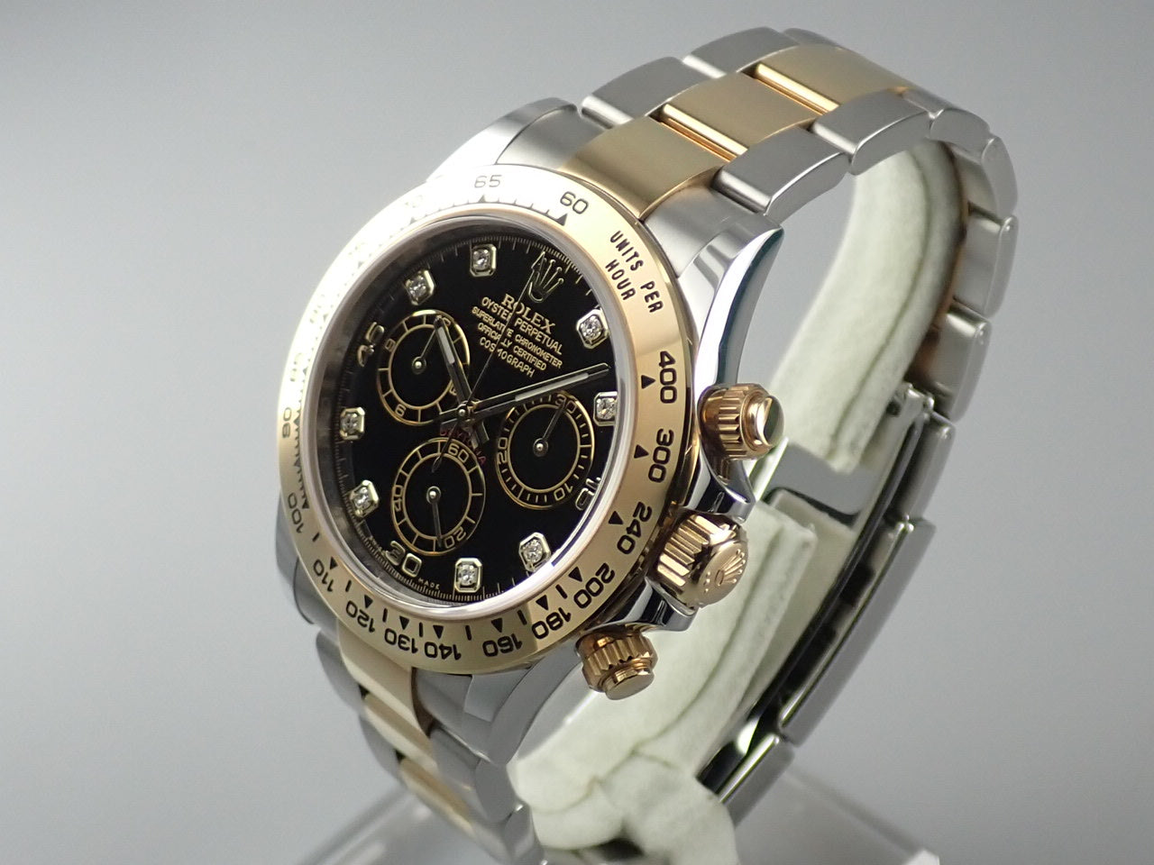 Rolex Daytona Black Dial 8P Diamonds &lt;Warranty, Box, etc.&gt;