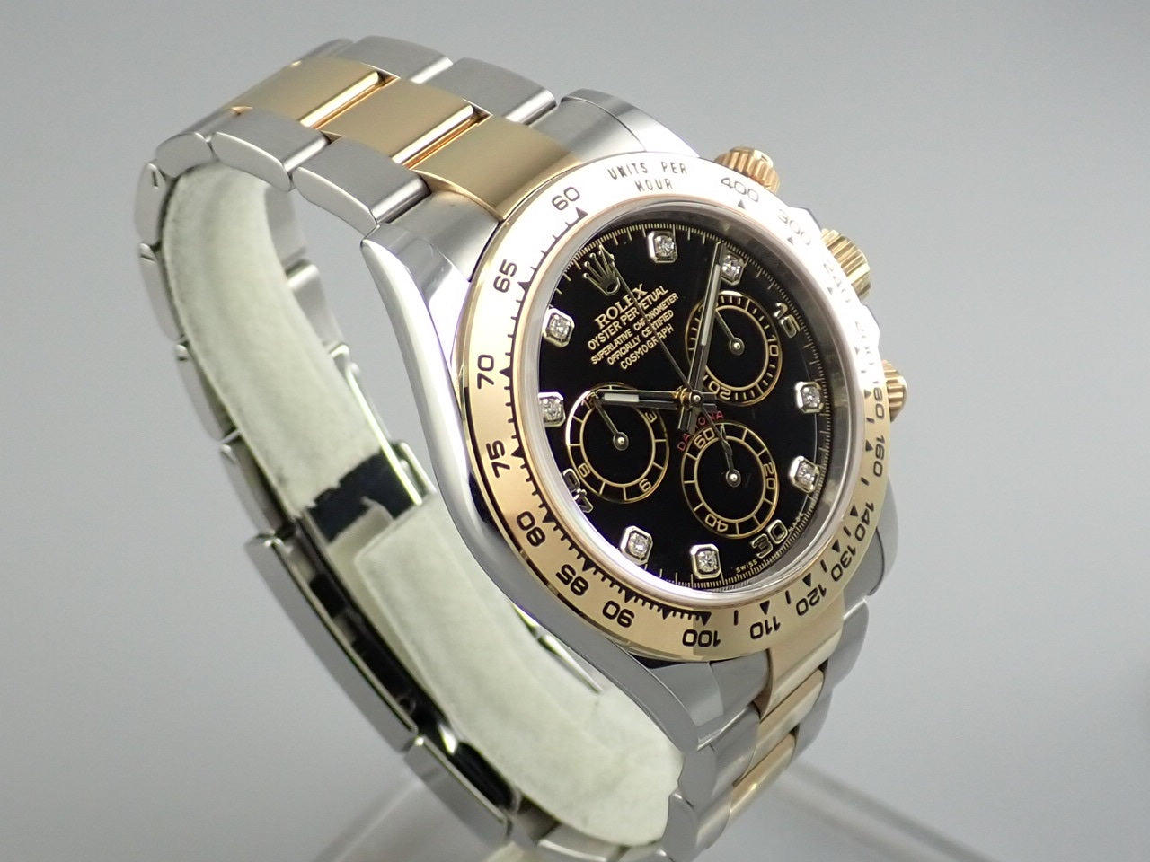 Rolex Daytona Black Dial 8P Diamonds &lt;Warranty, Box, etc.&gt;