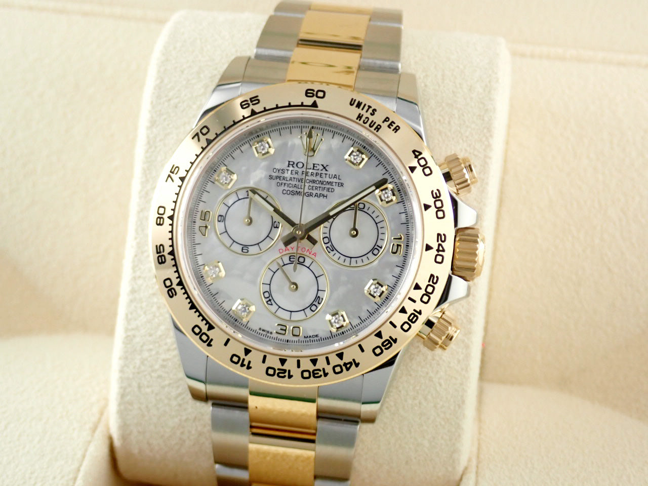 Rolex Daytona Shell Dial 8P Diamond [Unused] &lt;Warranty, Box, Other&gt;