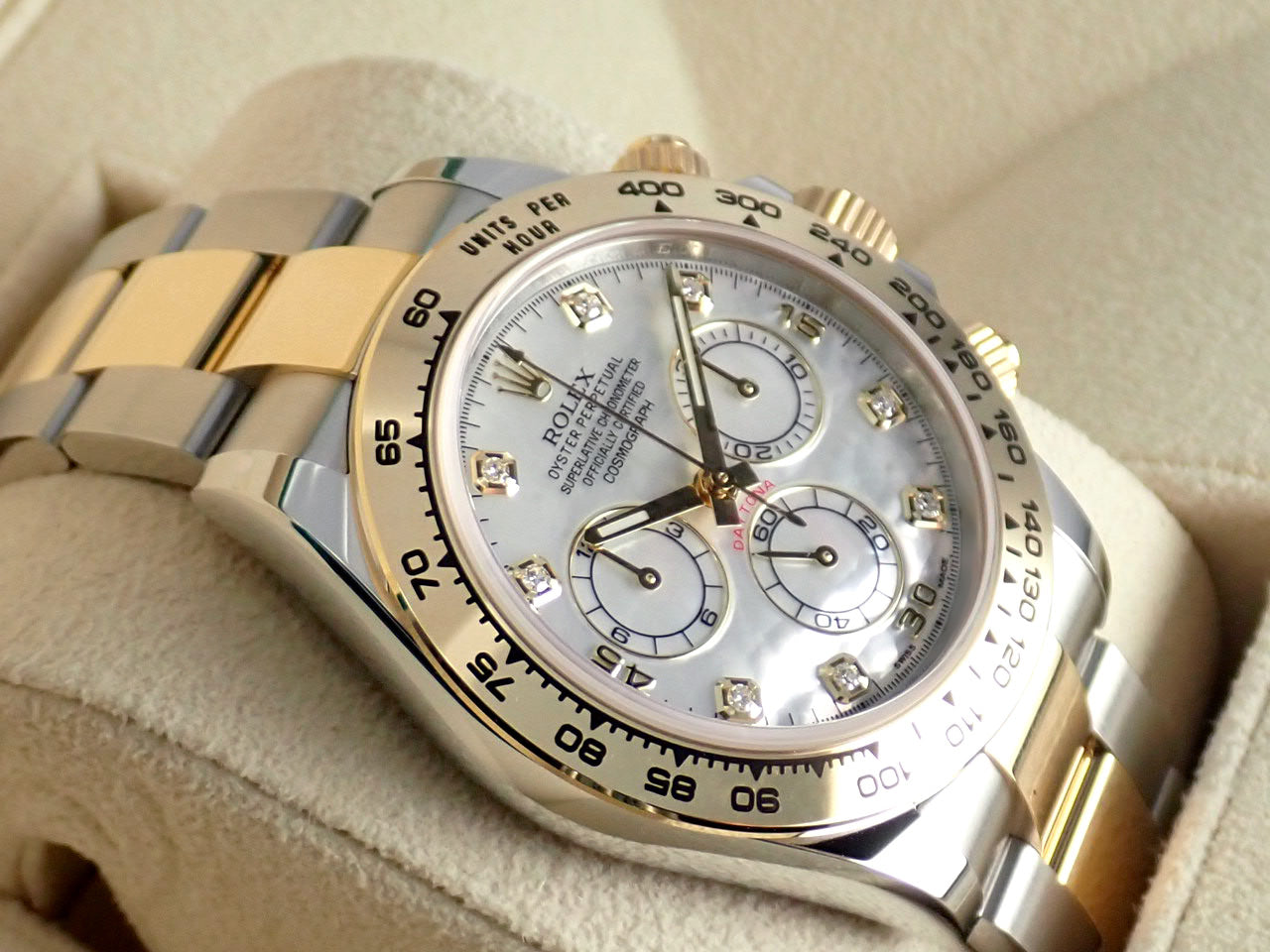 Rolex Daytona Shell Dial 8P Diamond [Unused] &lt;Warranty, Box, Other&gt;