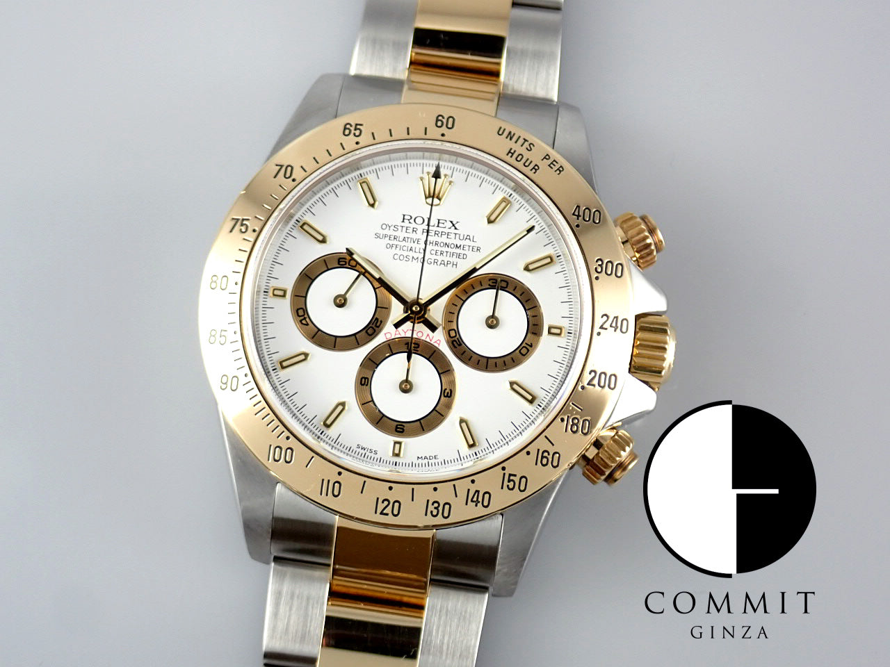 Rolex Daytona Combi El Primero White Dial U-Serial Number &lt;Box and Others&gt;