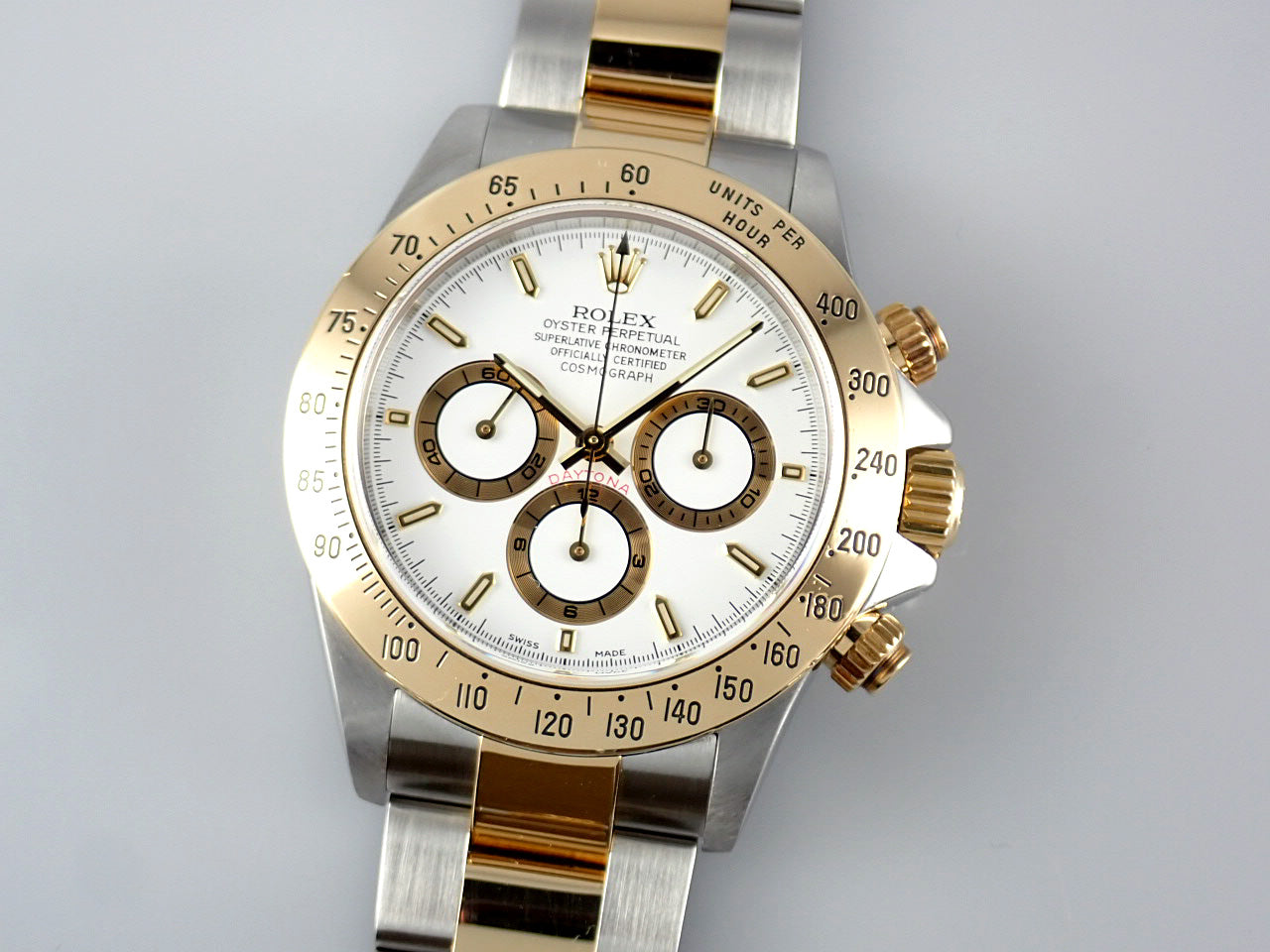 Rolex Daytona Combi El Primero White Dial U-Serial Number &lt;Box and Others&gt;