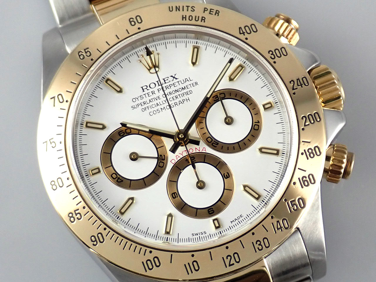 Rolex Daytona Combi El Primero White Dial U-Serial Number &lt;Box and Others&gt;