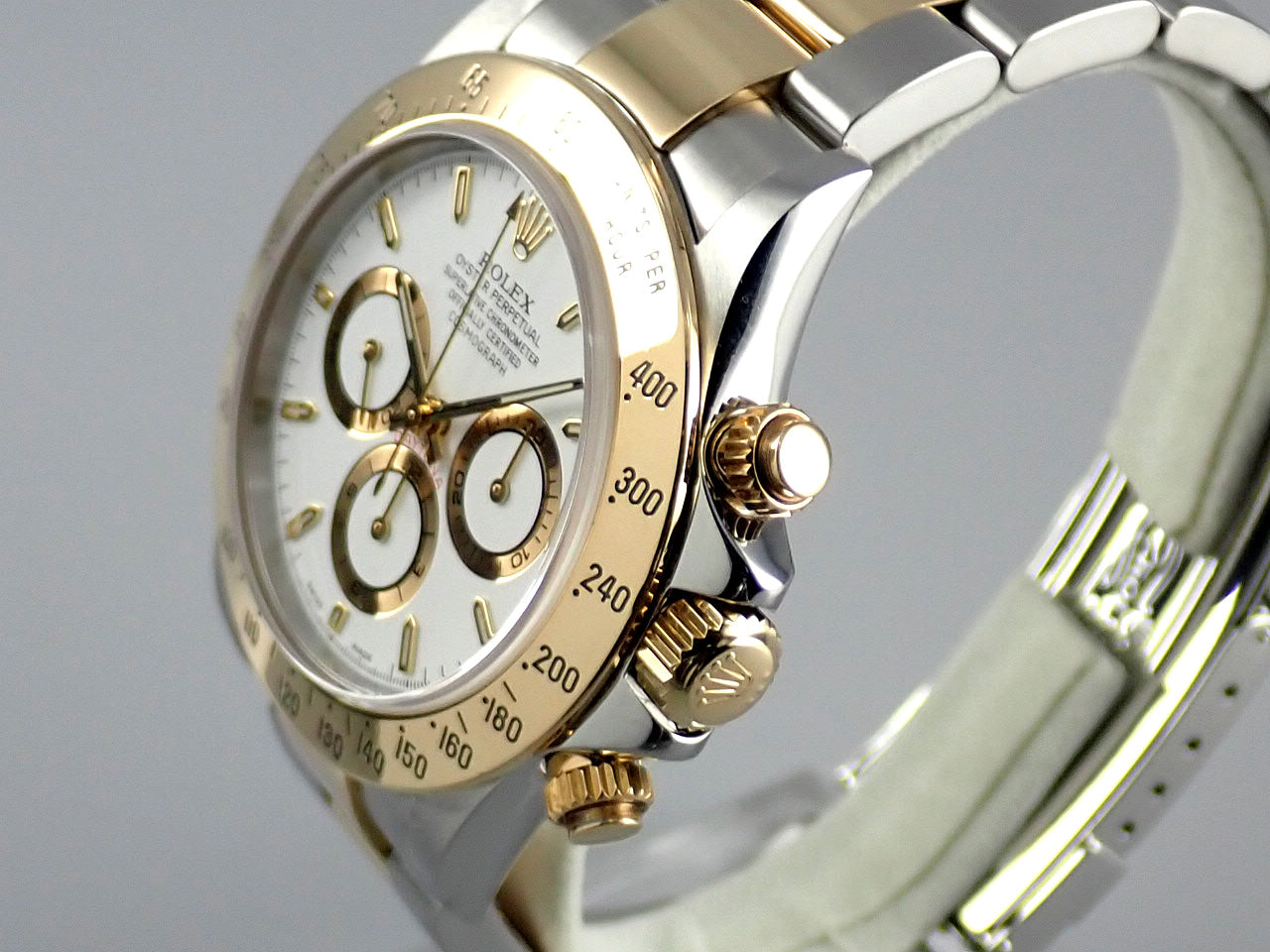 Rolex Daytona Combi El Primero White Dial U-Serial Number &lt;Box and Others&gt;