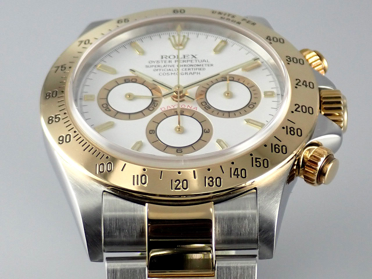 Rolex Daytona Combi El Primero White Dial U-Serial Number &lt;Box and Others&gt;