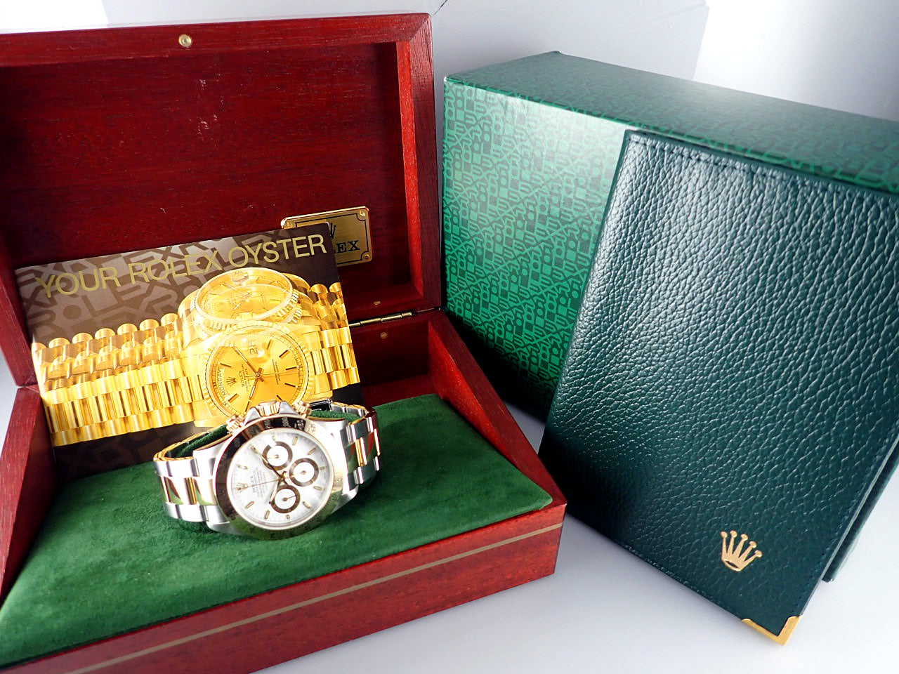 Rolex Daytona Combi El Primero White Dial U-Serial Number &lt;Box and Others&gt;