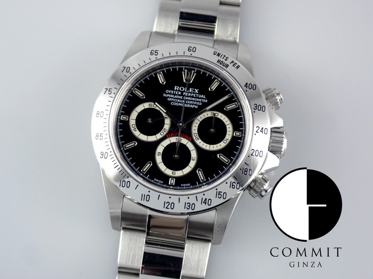 ロレックス デイトナ Ref.16520 ブラック文字盤 中古 daytona-610