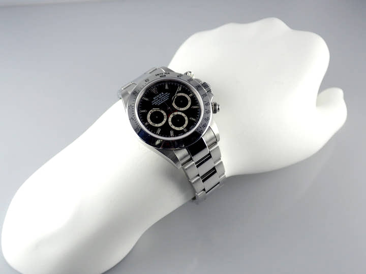 ロレックス デイトナ Ref.16520 ブラック文字盤 中古 daytona-610