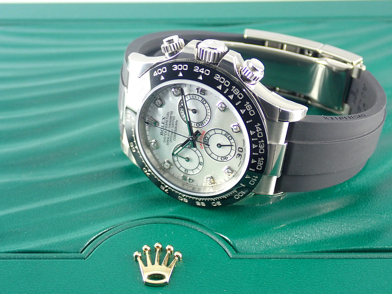 Rolex Daytona 8P Diamond White Shell Dial 18KWG [Unused] &lt;Warranty, Box, Other&gt;