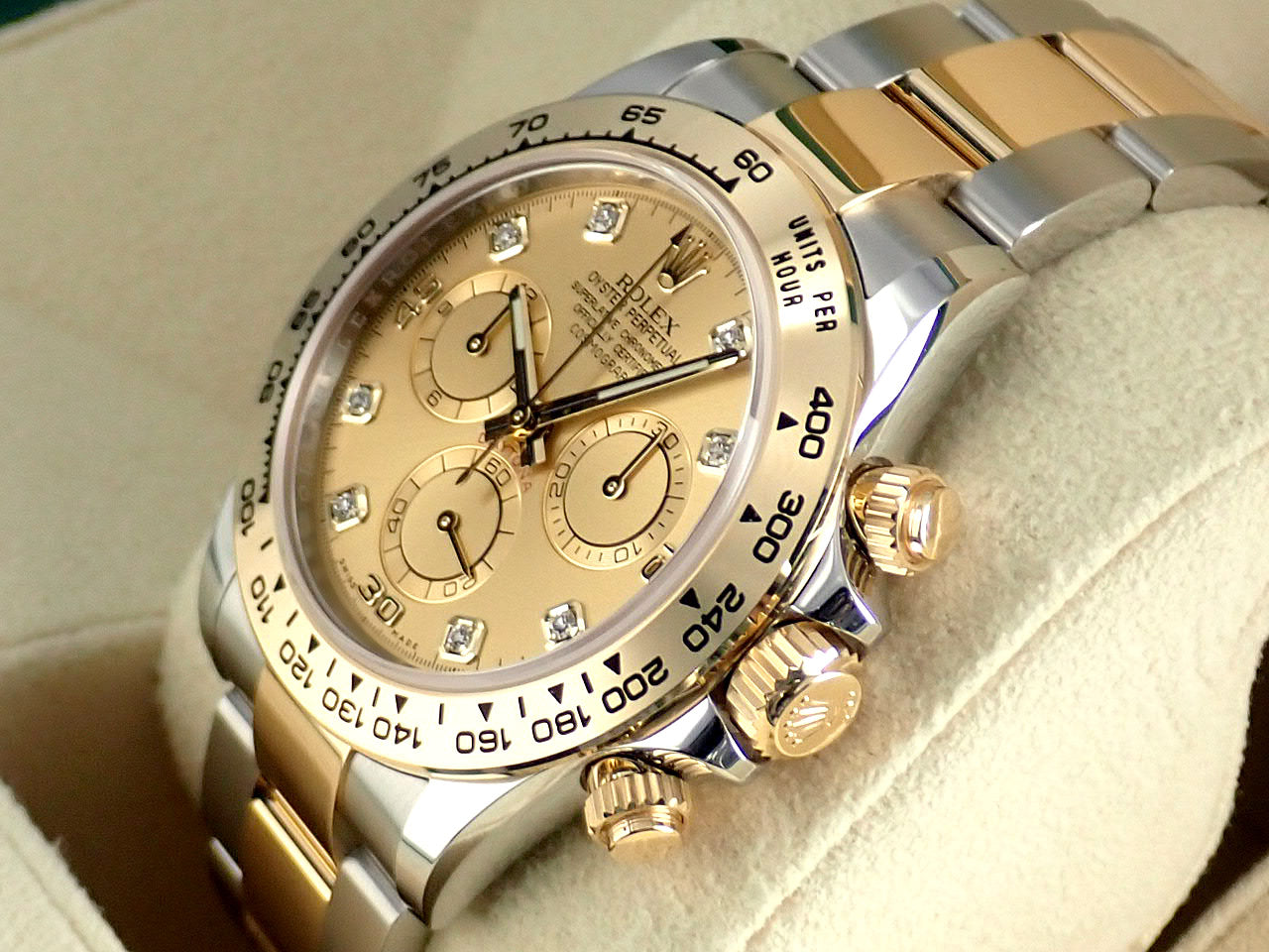 Rolex Daytona Champagne Dial 8P Diamonds [Unused] &lt;New Warranty Card, Box, etc.&gt;