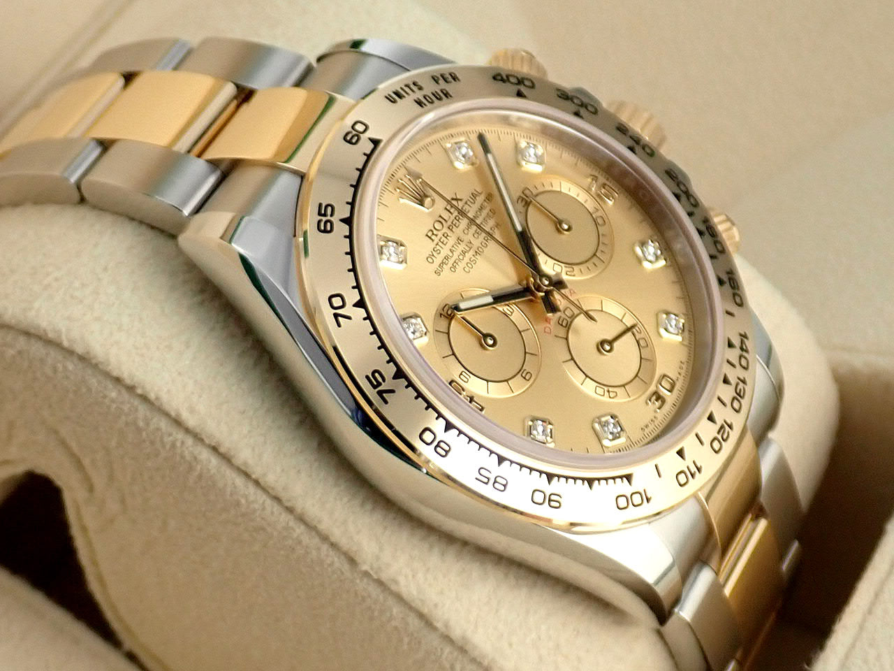 Rolex Daytona Champagne Dial 8P Diamonds [Unused] &lt;New Warranty Card, Box, etc.&gt;