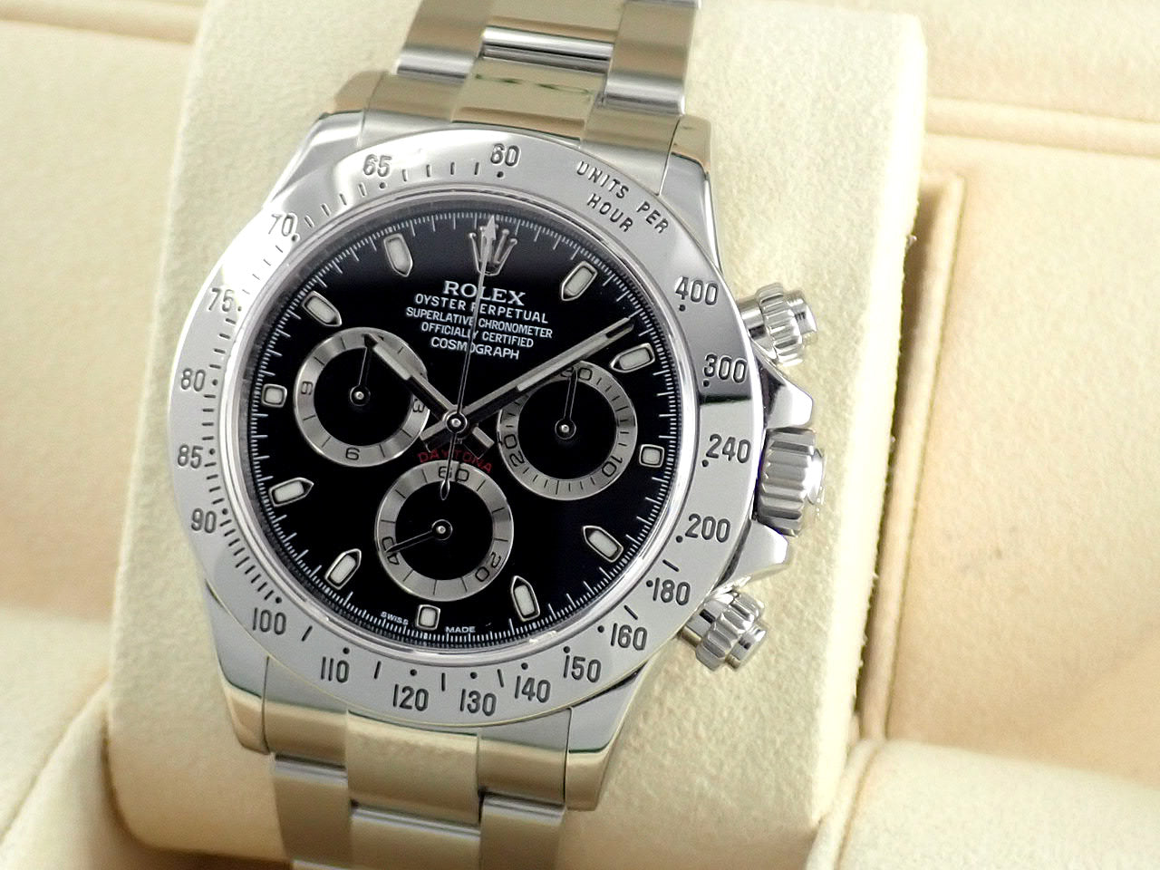 Rolex Daytona Black Dial Random Number Mirror Buckle &lt;Box and Others&gt;