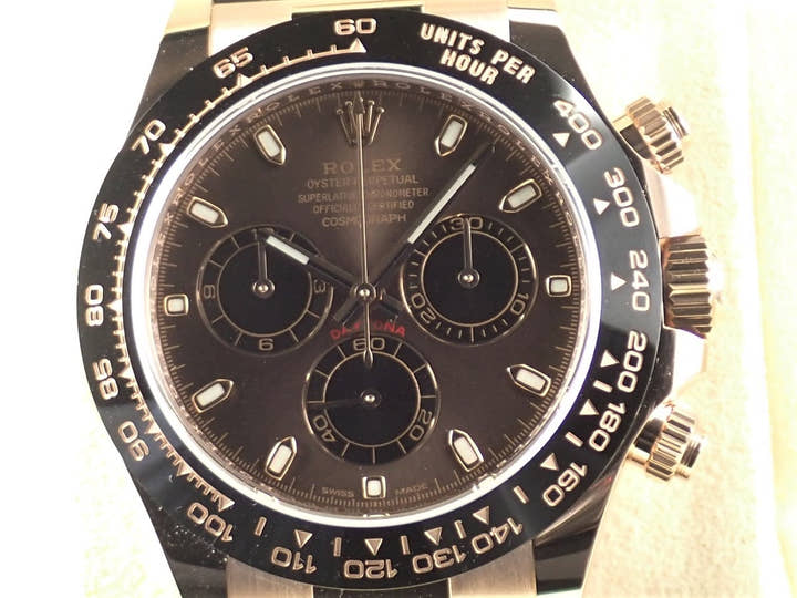 Rolex Daytona Ref.116515LN Chocolate x Black Dial Unused daytona-623-5