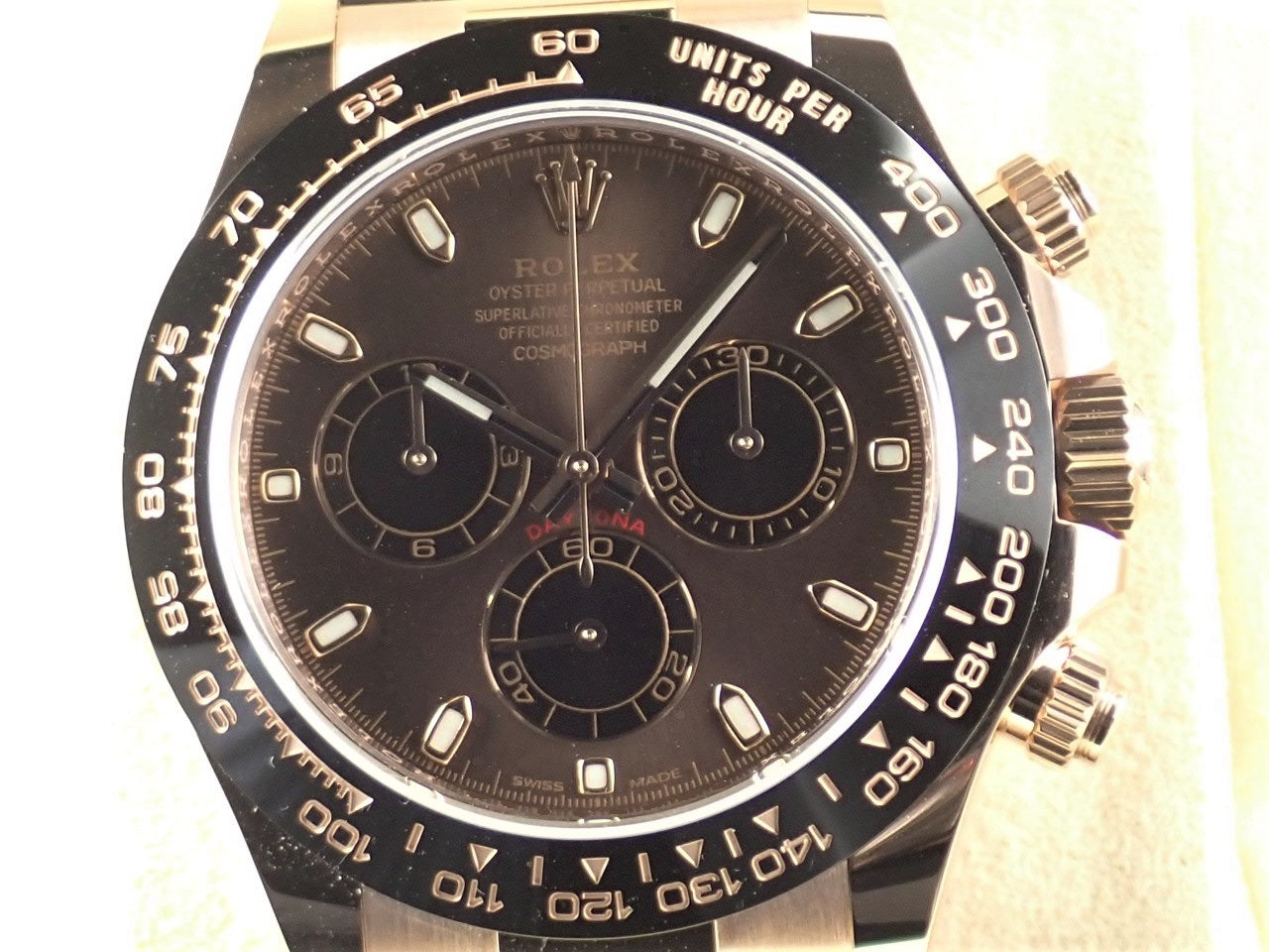 Rolex Daytona Chocolate x Black Dial [Unused] &lt;Warranty, Box, etc.&gt;