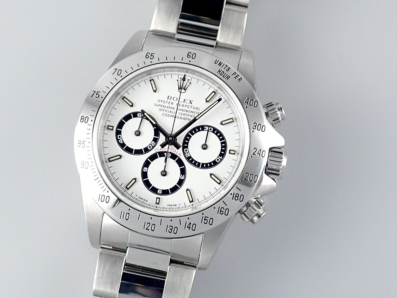 Rolex Daytona El Primero White Dial U-Serial Number &lt;Box&gt;